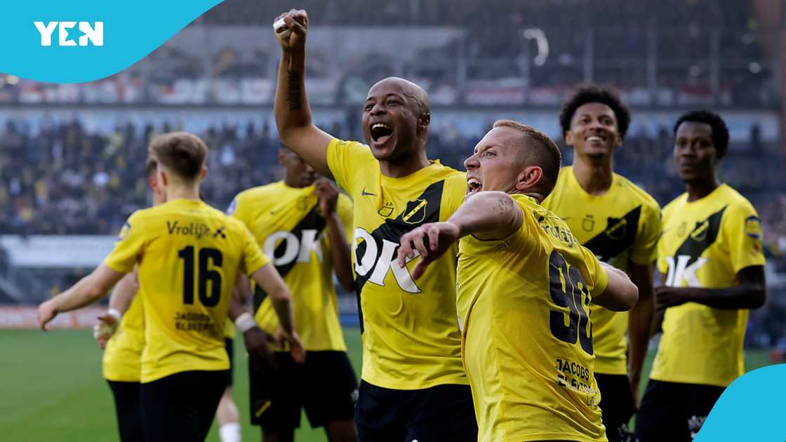 Andre Ayew, André Ayew goal, NAC Breda, Feyenoord, Eredivisie, Black Stars, 2026 FIFA World Cup.