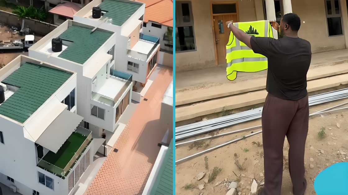 Living abroad, a 6-storey house, a project, back home in Ghana.