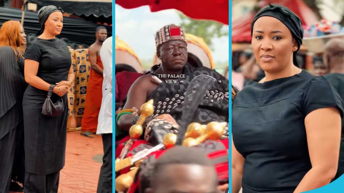 Otumfuo Osei Tutu II, Dr Caryn Agyeman Prempeh, Oheneba Afia Kobi Prempeh, Kotokohene, Asantehene, Mamponghene's Funeral, Asante Mampong, Celebrity styles Otumfuo Osei Tutu II, Dr Caryn Agyeman Prempeh, Oheneba Afia Kobi Prempeh, Kotokohene, Asantehene, Mamponghene's Funeral, Asante Mampong, Celebrity styles