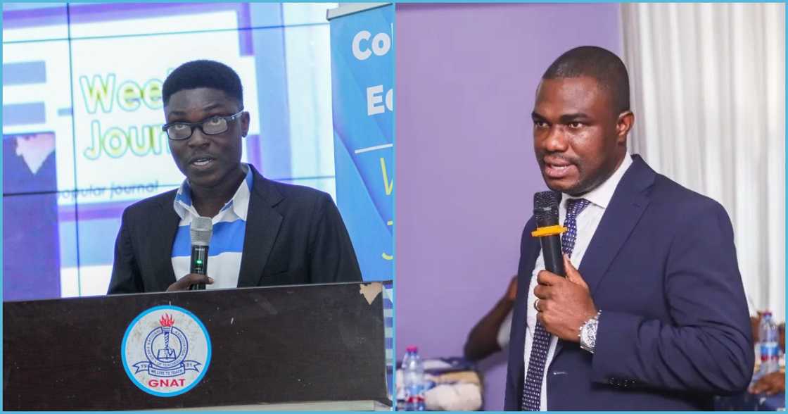 Photo of Daniel Fenyi and GES Director General Photo of Daniel Fenyi and GES Director General