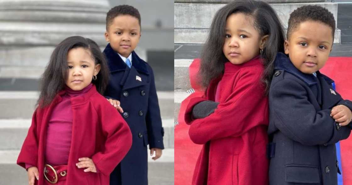 Michelle Obama commends kids who copied her inauguration outfit: "You nailed it" Michelle Obama commends kids who copied her inauguration outfit: "You nailed it"