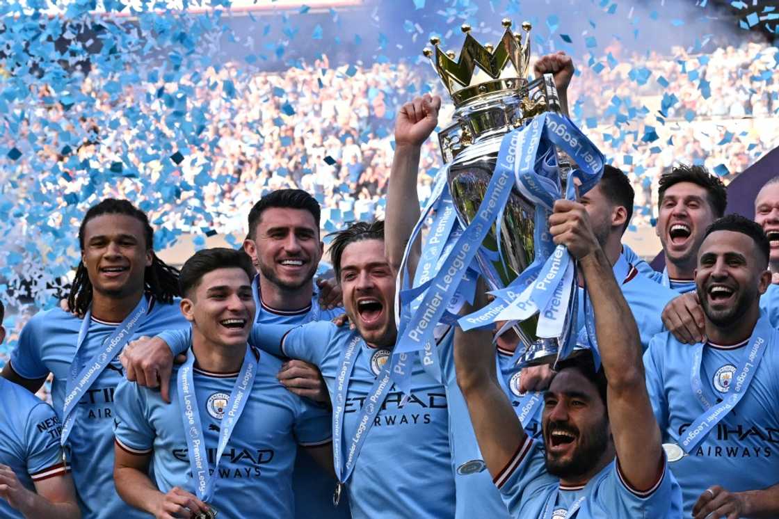 Manchester City are Premier League champions Manchester City are Premier League champions