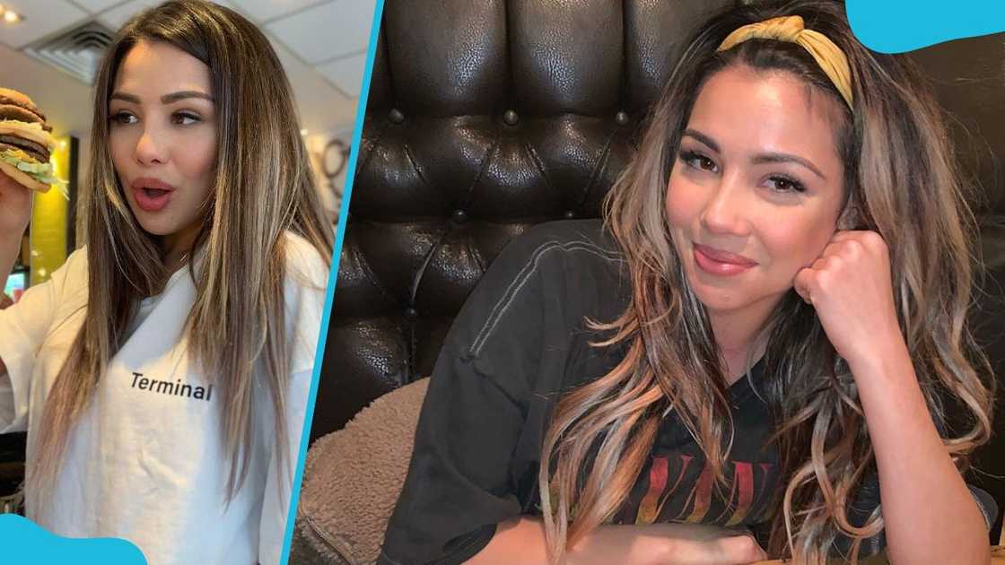 Veronica Wang's during her vlog presentations Veronica Wang's during her vlog presentations