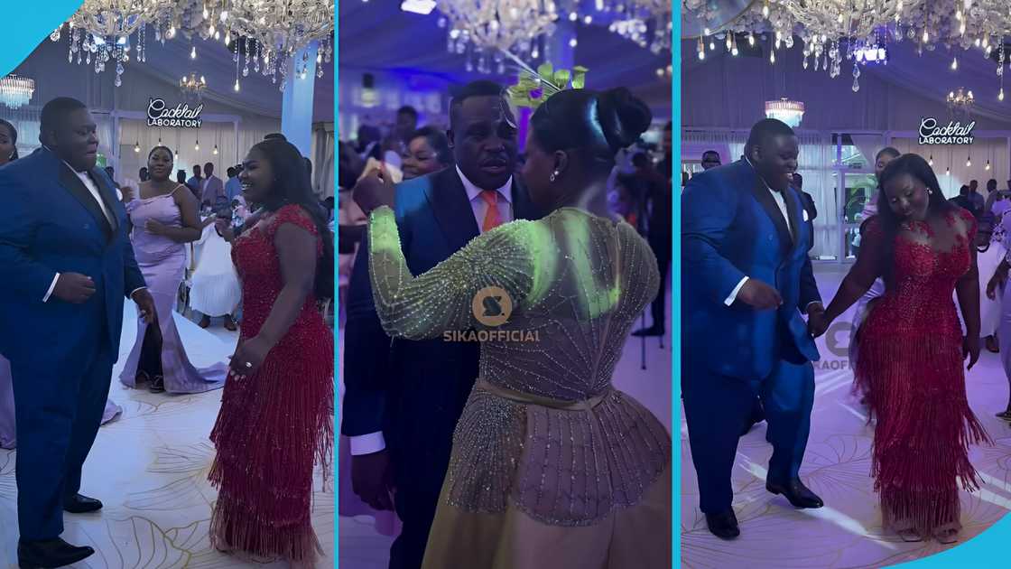 Sam George, Sam George's brother, Emmanuel Kofi Tetteh George, Ruth Ewoenam, Wedding, Wedding reception, Ghanaian weddings Sam George, Sam George's brother, Emmanuel Kofi Tetteh George, Ruth Ewoenam, Wedding, Wedding reception, Ghanaian weddings