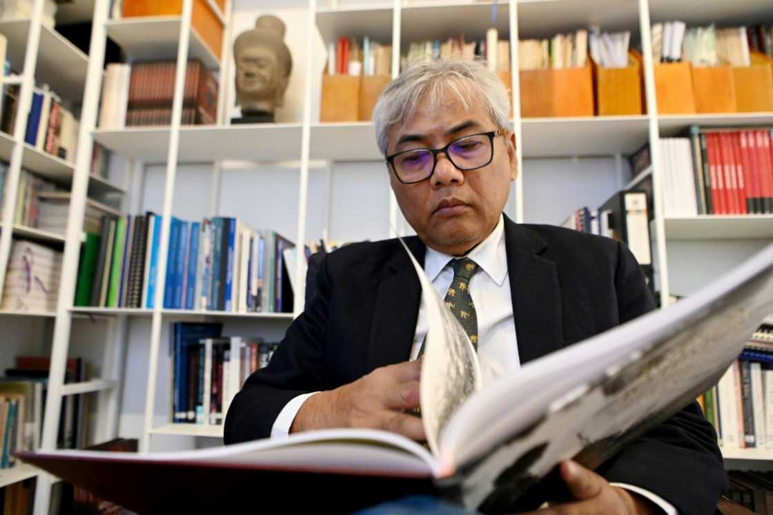 Youk Chhang, director of the Documentation Center of Cambodia, which conducts research on the Khmer Rouge regime Youk Chhang, director of the Documentation Center of Cambodia, which conducts research on the Khmer Rouge regime