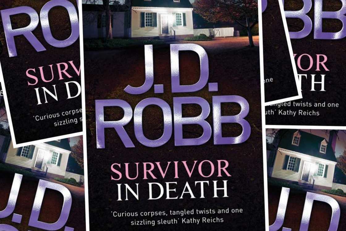 Several copies of the Survivor in Death book. Several copies of the Survivor in Death book.
