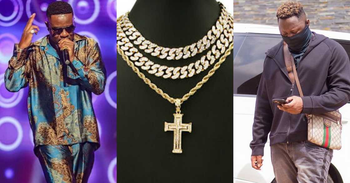 Sarkodie's fans reply trolls over Medikal's Miami Cuban Link chain worth GHC350k Sarkodie's fans reply trolls over Medikal's Miami Cuban Link chain worth GHC350k