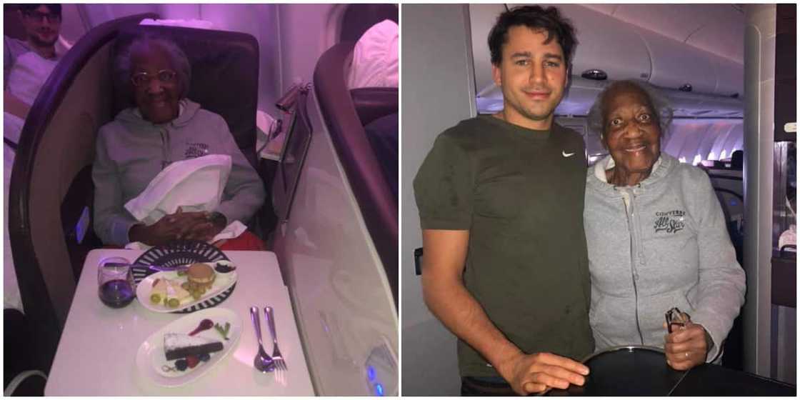 Surprise as man swaps his first-class seat in an aeroplane for old woman's economy class spot, stuns the internet Surprise as man swaps his first-class seat in an aeroplane for old woman's economy class spot, stuns the internet