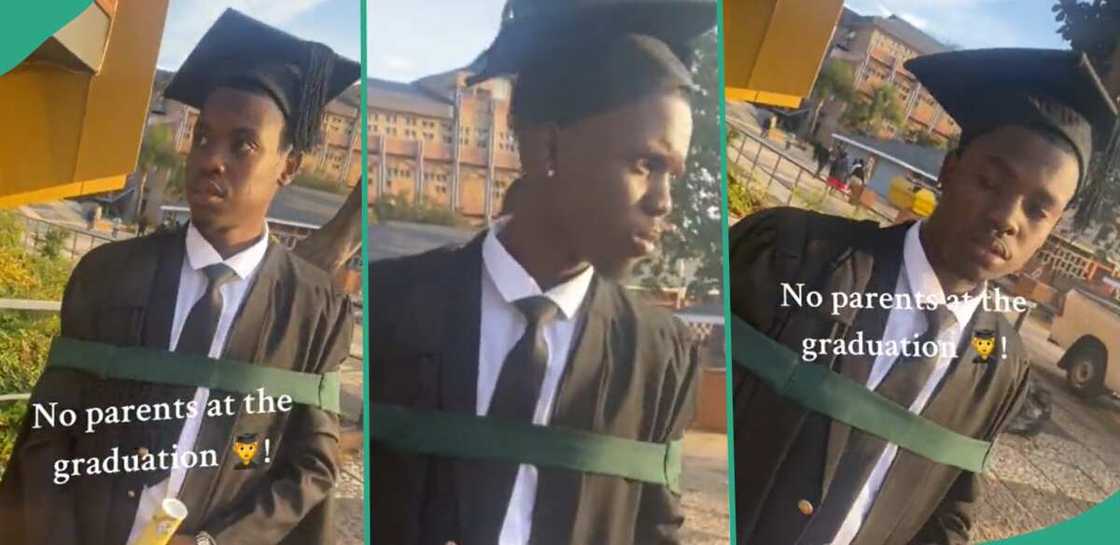 Graduate laments as parents fail to show up.