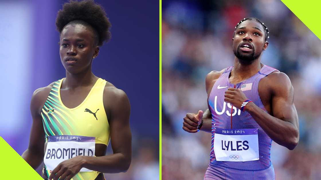 Junelle Bromfield and Noah Lyles have been a couple for the last two years Junelle Bromfield and Noah Lyles have been a couple for the last two years