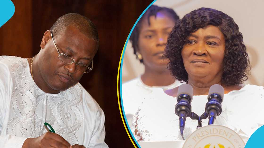 Professor Naana Jane Opoku-Agyemang, Alex Segbefia, Alberta Graham, Vice President, Samuel Ofosu Ampofo, NDC Professor Naana Jane Opoku-Agyemang, Alex Segbefia, Alberta Graham, Vice President, Samuel Ofosu Ampofo, NDC