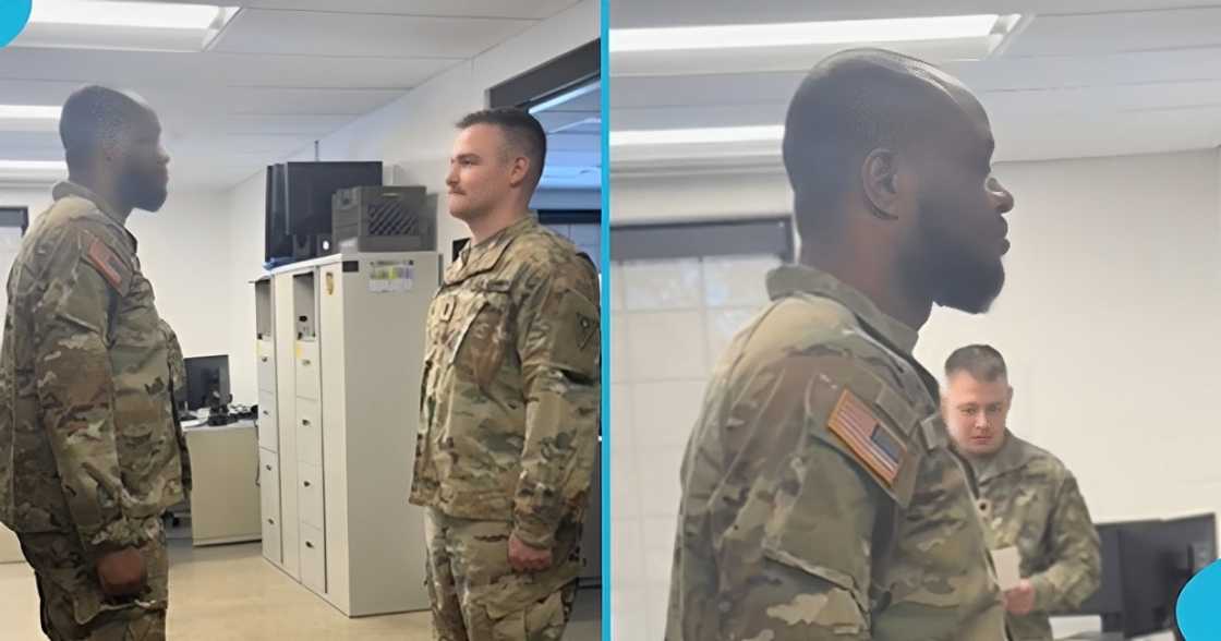 US Army, American Soldier, Ghanaian man, greener pastures, relocate abroad.