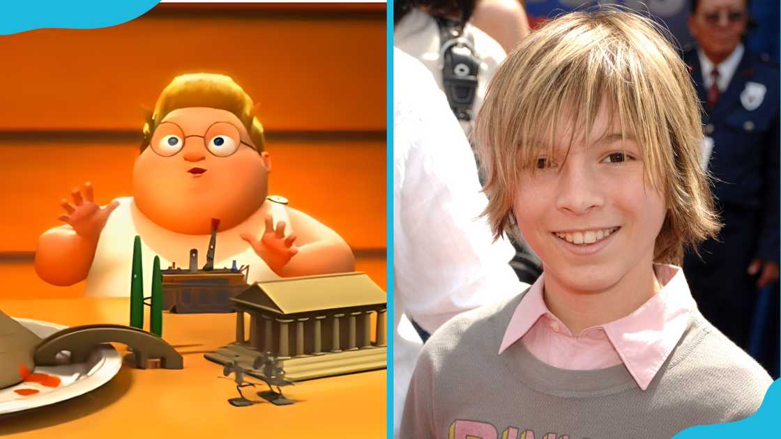 Stanley Pukowski (L) and his voice actor, Paul Butcher (R).
