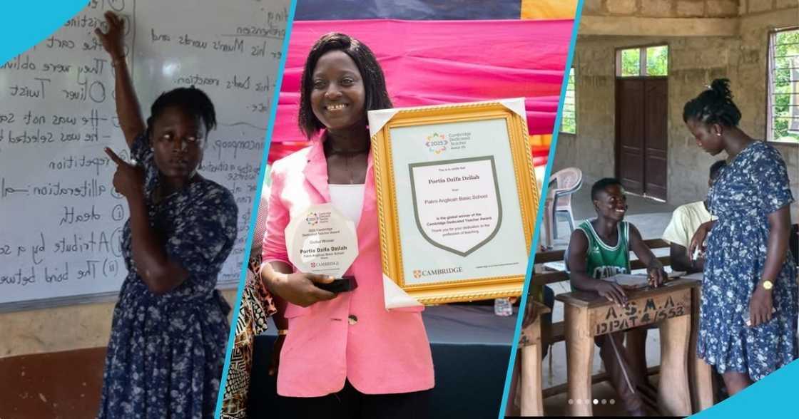 Ghanaian teacher, Portia Dzifa Dzilah, cambridge teacher award, 2025 teacher award, Pakro Anglican Basic School, Cambridge award Ghana