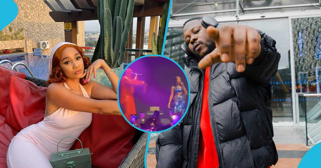 Sister Derby performs Too Risky with Medikal in London Sister Derby performs Too Risky with Medikal in London