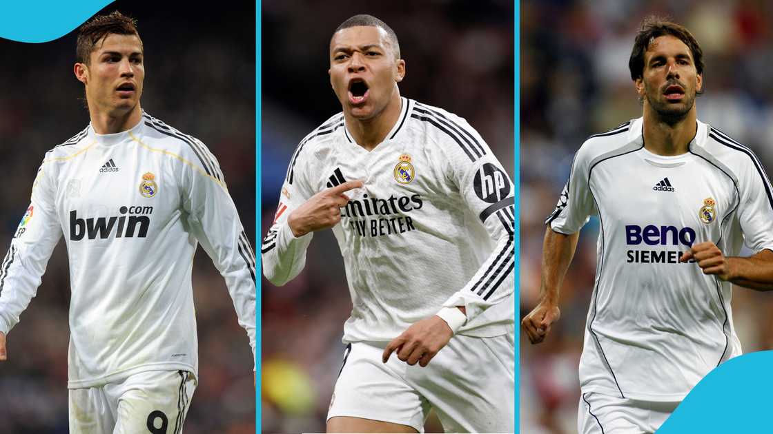Mbappe Nears Cristiano Ronaldo's Record: Ranking Real Madrid's Best Debut Season Goal-Scorers - YEN.COM.GH