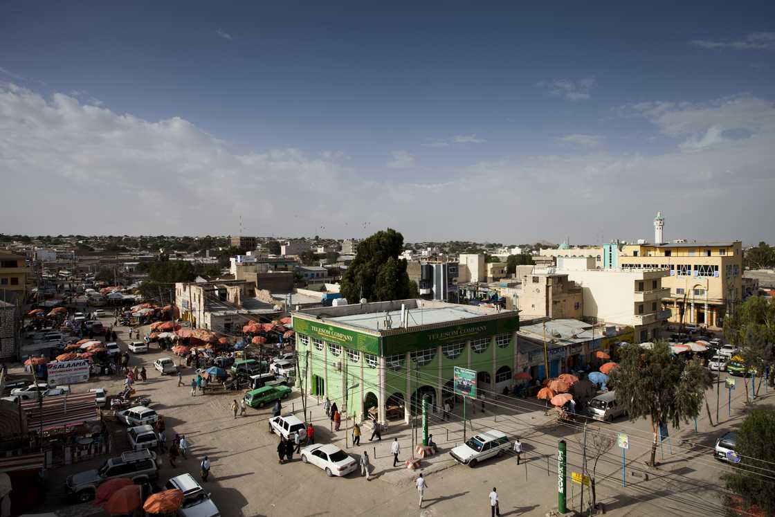 General view of the downtown Somalia