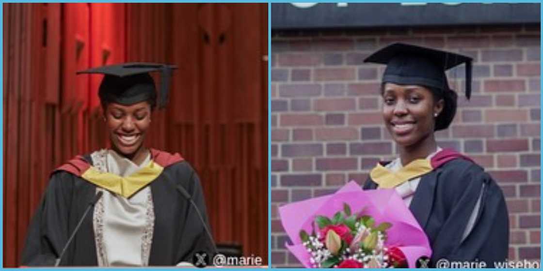 Marie Wiseborn Bags Postgraduate Diploma In Law, Moses Bliss Sends Lovely Message To Fiancée