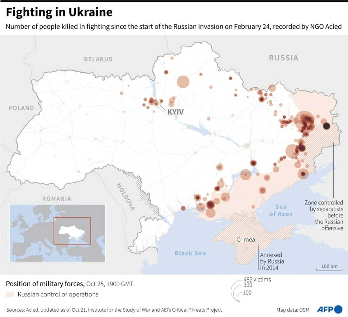 Fighting in Ukraine