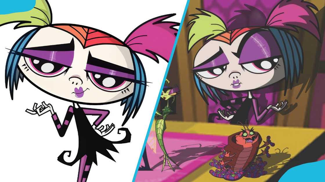 Creepella "Creepie" Creecher from the TV show Growing up Creepie. Creepella "Creepie" Creecher from the TV show Growing up Creepie.