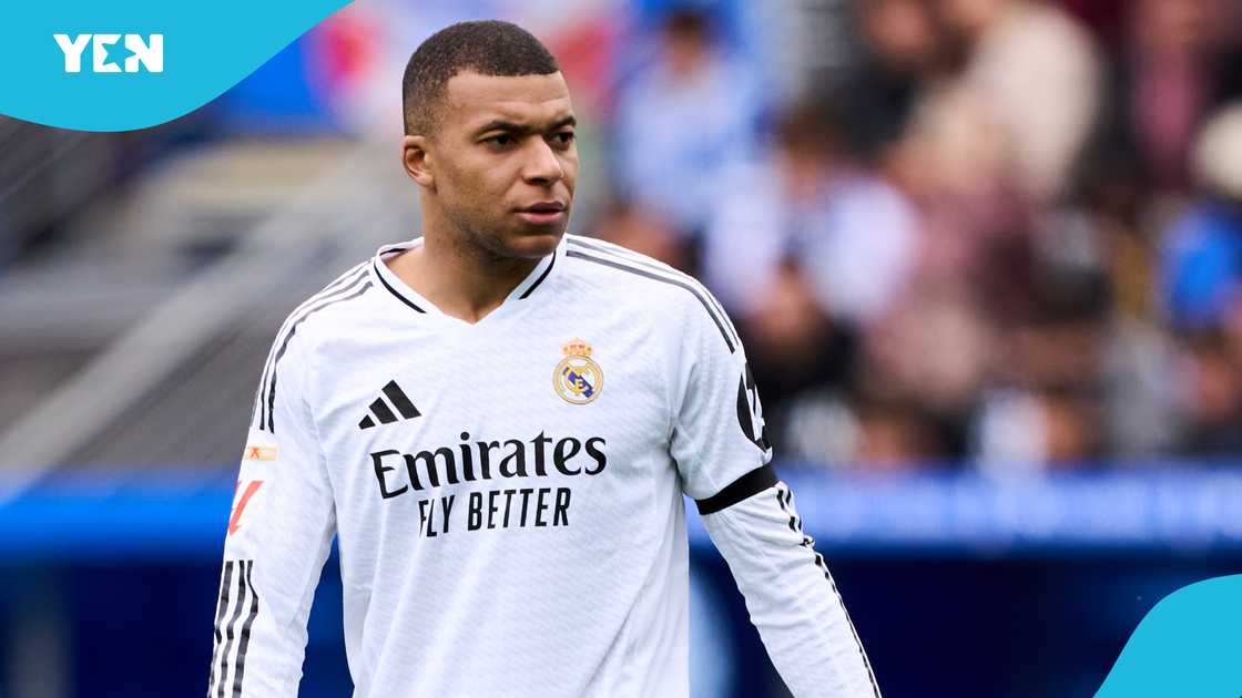 Kylian Mbappe perfected his free-kick skills ahead of Real Madrid's tie with Arsenal. Kylian Mbappe perfected his free-kick skills ahead of Real Madrid's tie with Arsenal.