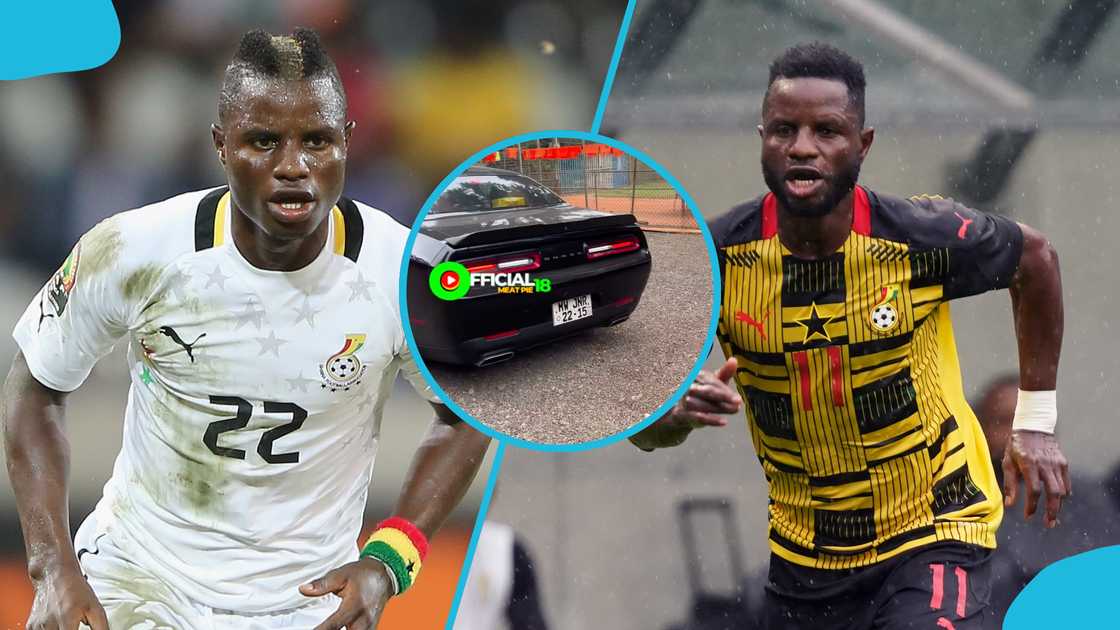 Mubarak Wakaso, Ghana Black Stars, Dodge Challenger, Villarreal, Nania Park. Mubarak Wakaso, Ghana Black Stars, Dodge Challenger, Villarreal, Nania Park.