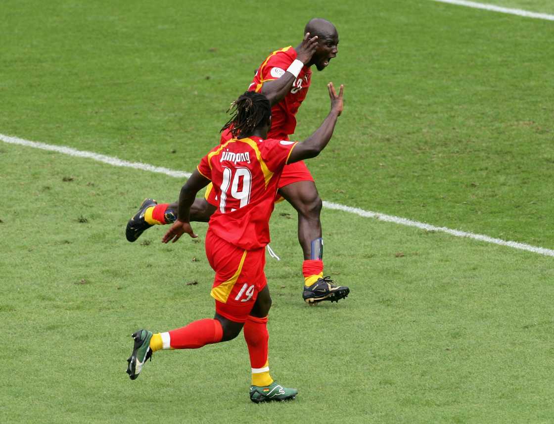 Razak Pimpong, Stephen Appiah, 2006 World Cup Razak Pimpong, Stephen Appiah, 2006 World Cup