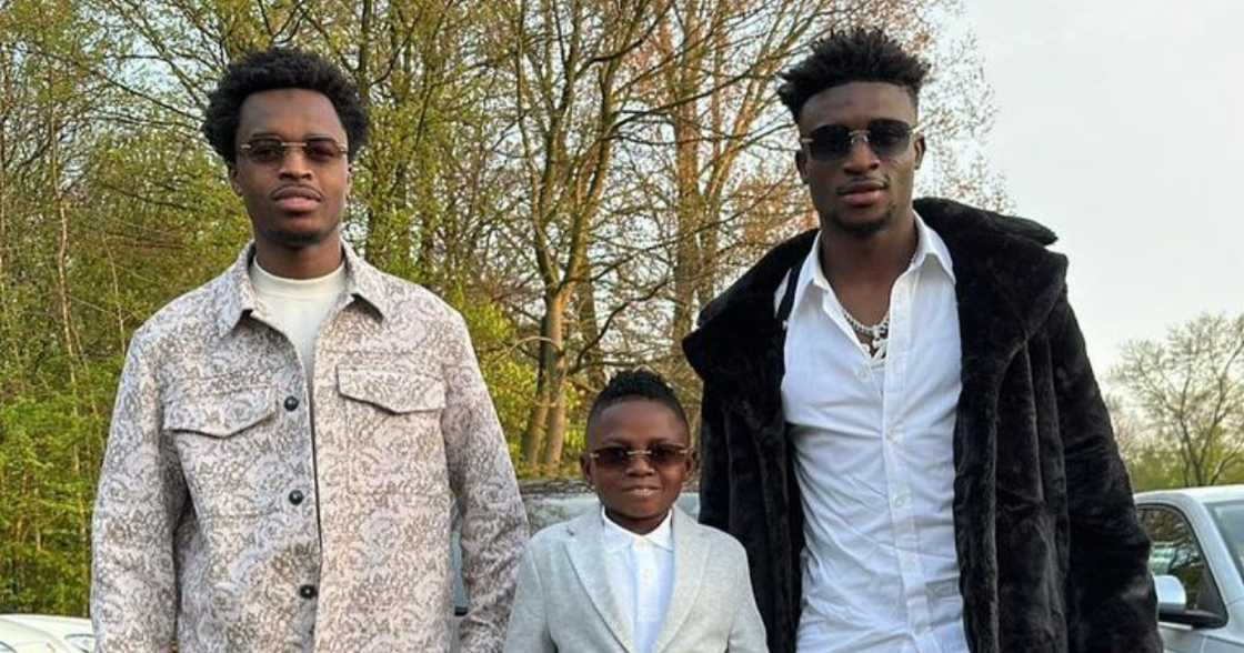 Mohammed Kudus and Yaw Dabo in Amsterdam Mohammed Kudus and Yaw Dabo in Amsterdam