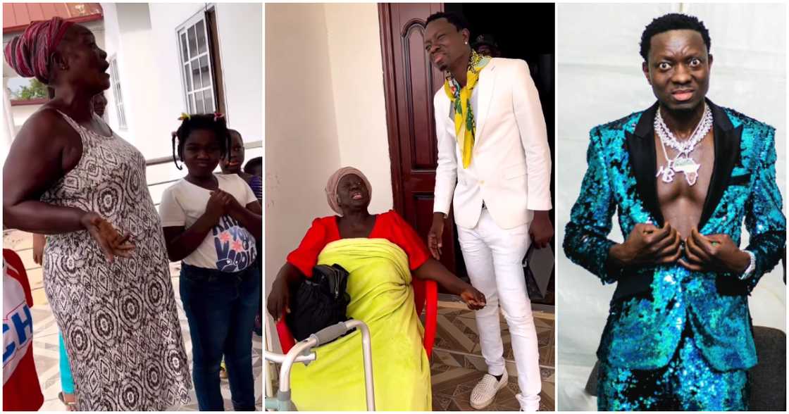Michael Blackson spends time with his mom. Michael Blackson spends time with his mom.