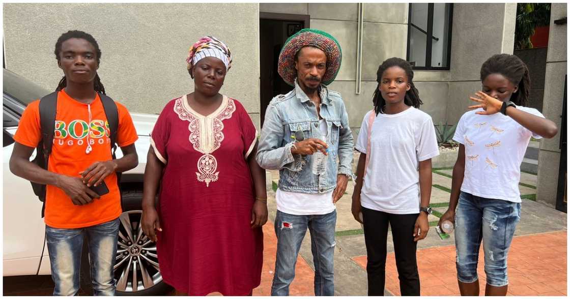 Tereo Marghuy and his family Tereo Marghuy and his family