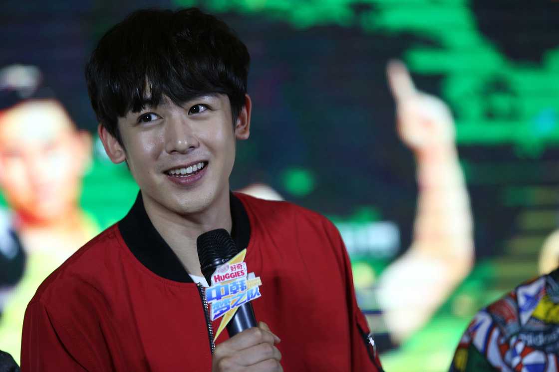 Nichkhun Buck attends the press conference of program "Dream Team"