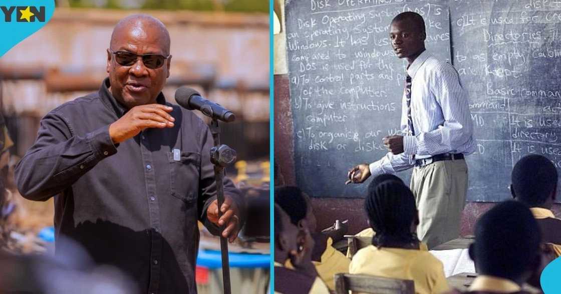 President John Dramani Mahama, granting financial clearance, teacher recruitment, teachers in Ghana, Ghana Education Service, Ministry of Education.