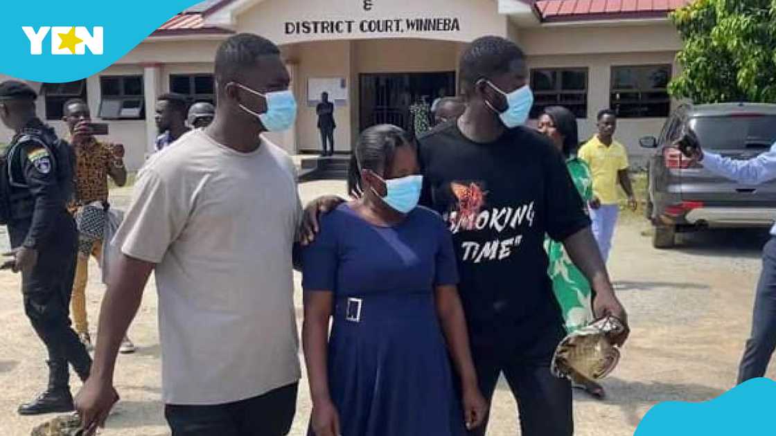 Effutu Parliamentary Candidate, Louisa Buabeng, Louisa Buabeng arrest, Louisa Buabeng ID scandal, Police, Voter IDs Election 2024 Effutu Parliamentary Candidate, Louisa Buabeng, Louisa Buabeng arrest, Louisa Buabeng ID scandal, Police, Voter IDs Election 2024