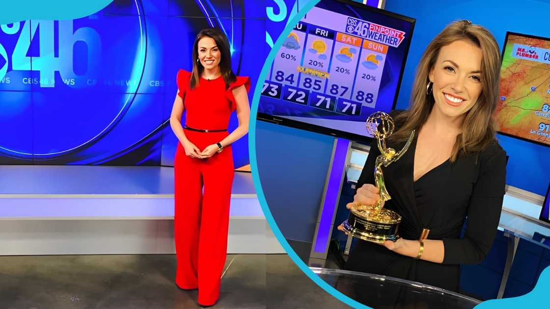 Molly McCollum at the studios. Molly McCollum at the studios.