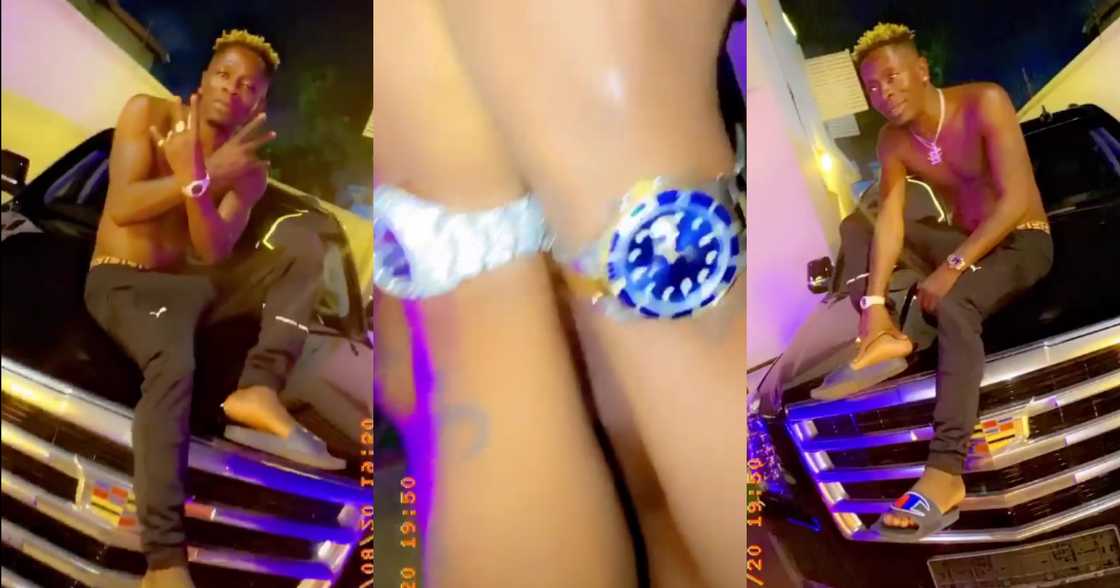 Shatta Wale's new Escalade and Rolex