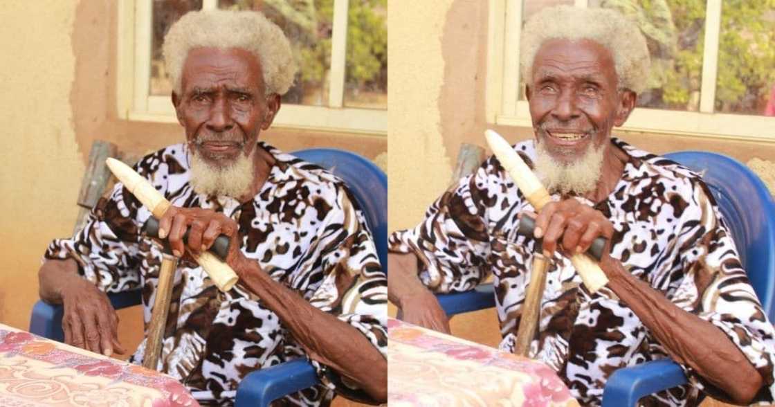 Man celebrates grandpa's 113th birthday Man celebrates grandpa's 113th birthday