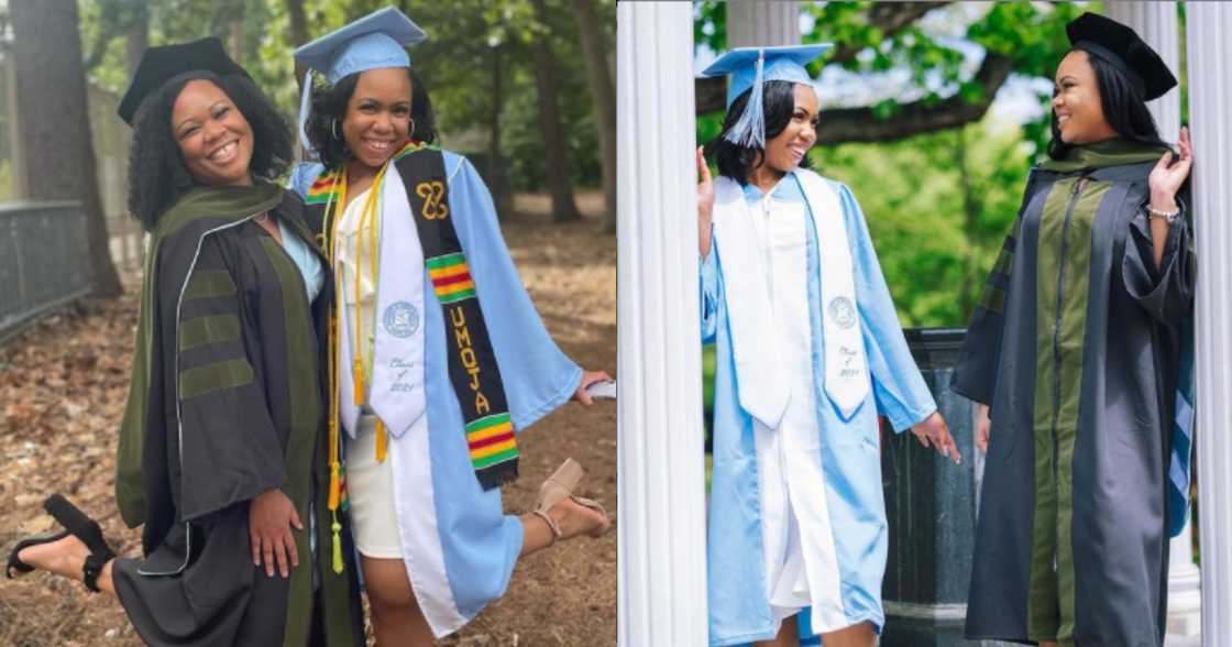 Joy as sisters earn degrees from same university, drop amazing photos to celebrate achievement