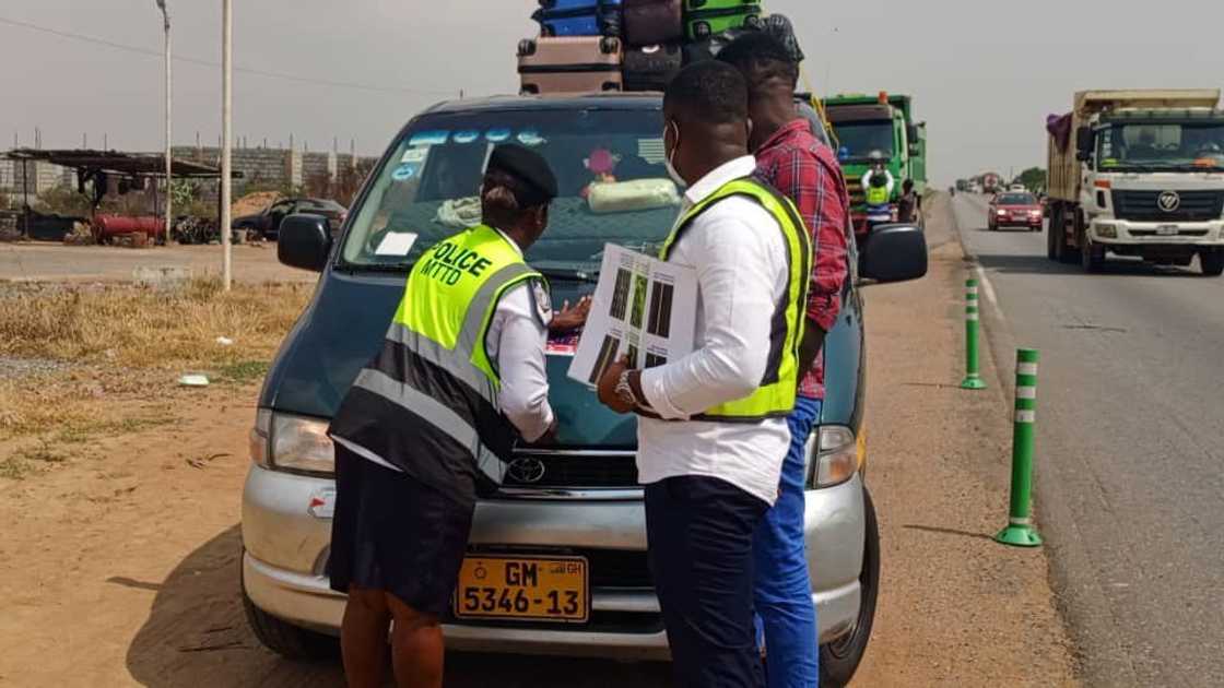 National Road Safety Authority, Police, Ghana, Search, US Citizen, America