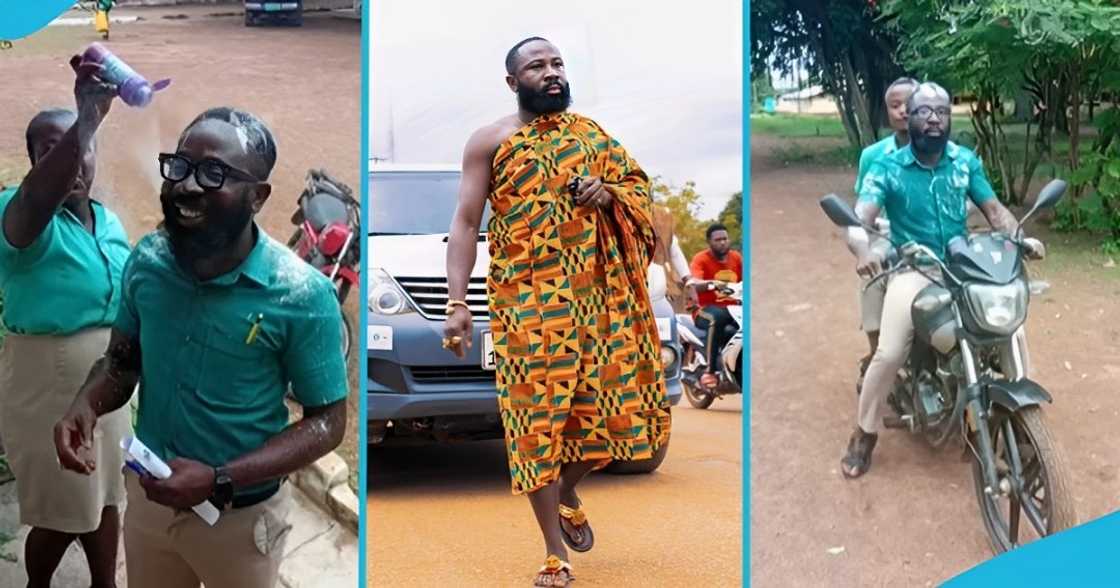 Bono chief, teacher, training college, graduating, celebrates, licensure exam Bono chief, teacher, training college, graduating, celebrates, licensure exam