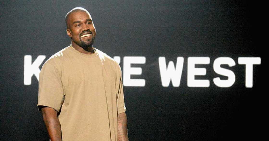 Recording artist Kanye West accepts the Michael Jackson Video Vanguard Award onstage during the 2015 MTV Video Music Awards at Microsoft Theater on August 30, 2015 in Los Angeles, California