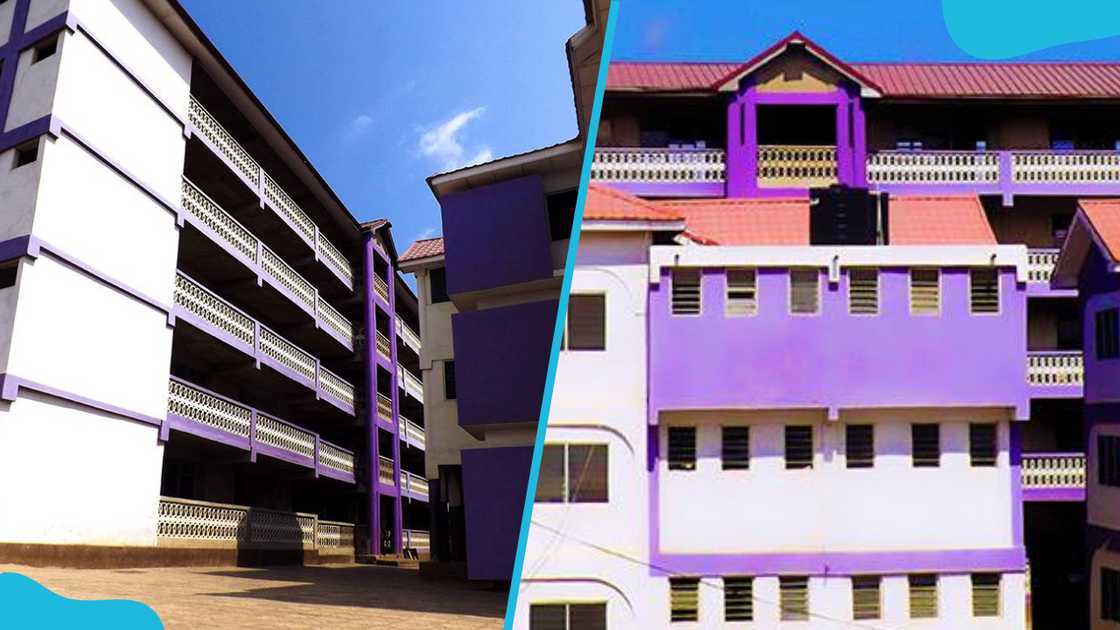 Buildings of Ideal College in Legon Ghana