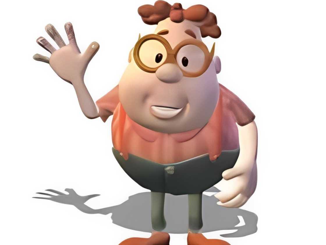 Carl Wheezer is waving his hand