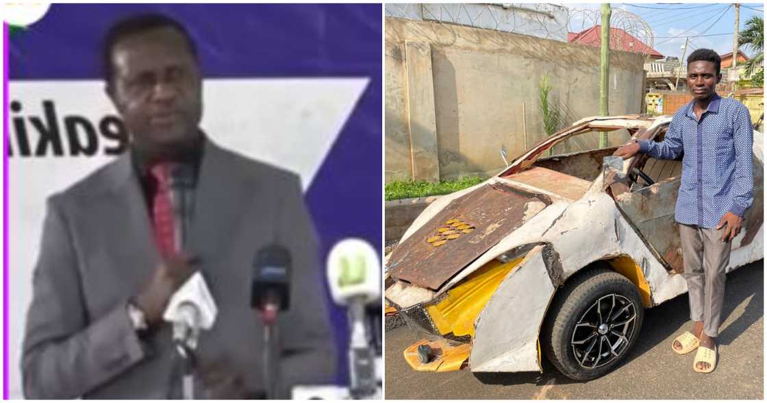 Dr Adutwum (left) speaks about about establishing schools for gifted children Dr Adutwum (left) speaks about about establishing schools for gifted children