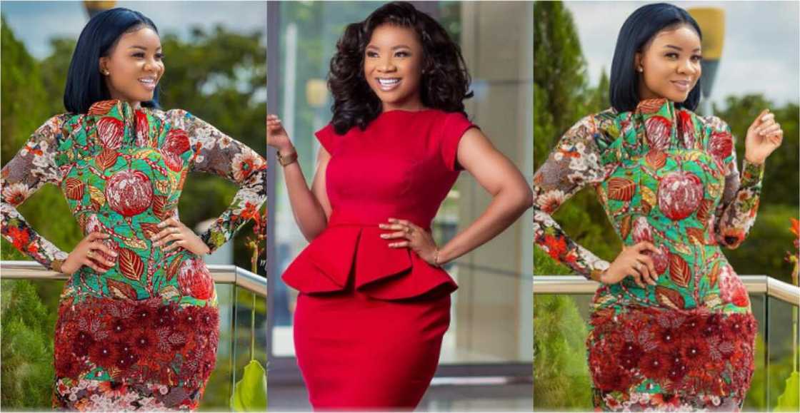 Serwaa Amihere stuns in Unique Slit and Kaba Design in Beautiful Photo