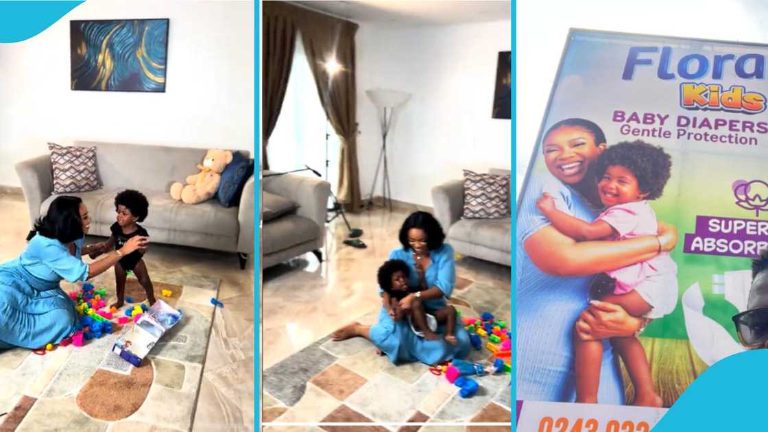 Serwaa Amihere, social media, Ghanaians, Flora Kids, diapers, online, photo shoot Serwaa Amihere, social media, Ghanaians, Flora Kids, diapers, online, photo shoot
