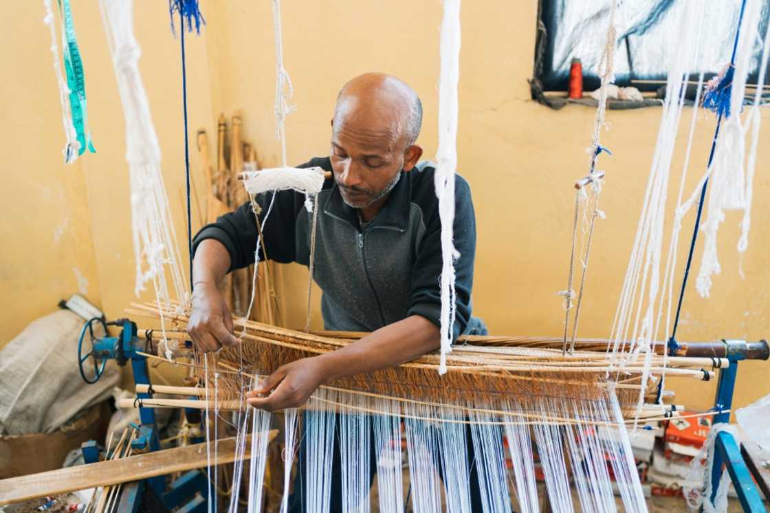 'What we produce with so much effort can now be made instantly by machines,' says Getu Derza, who began crafting habesha kemis dresses when he was 14