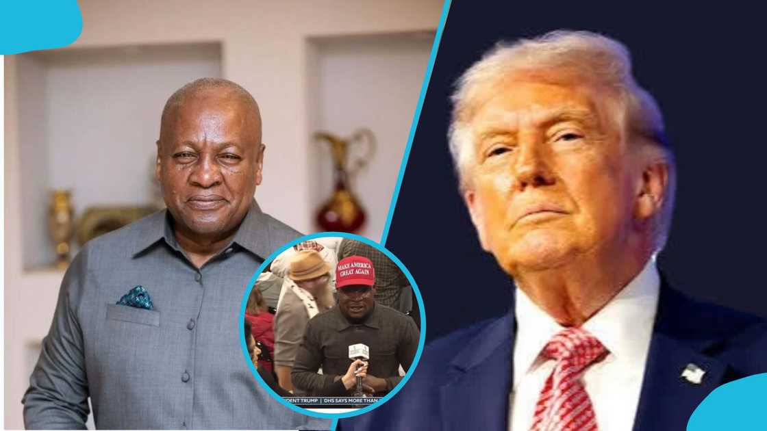 Donald Trump, President John Dramani Mahama, Ghanaian living in the US, Ghanaian man, Ghanaians, housing in Ghana, US lifestyle