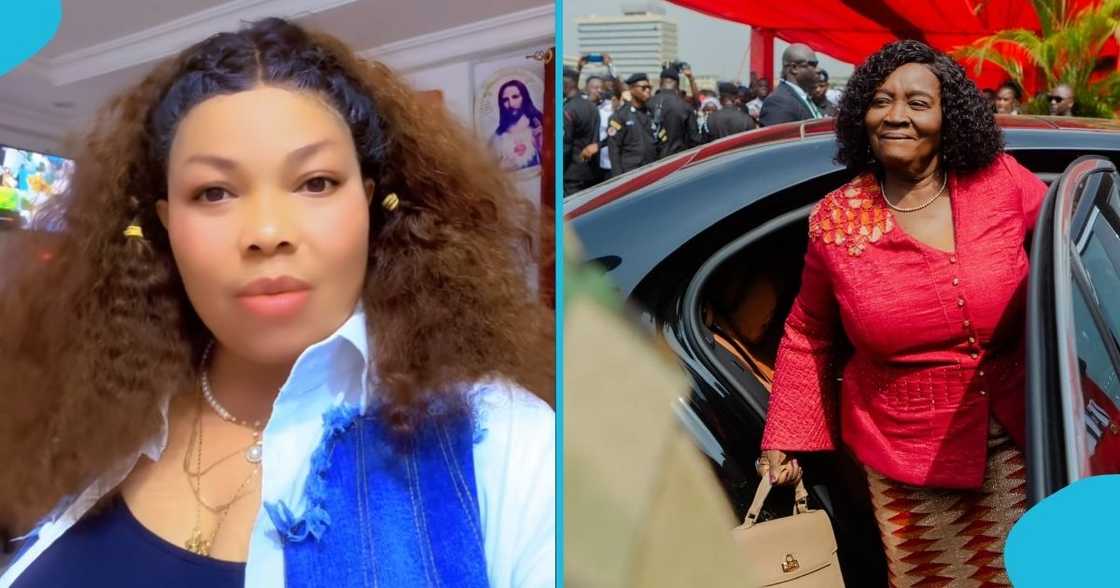 Nana Agradaa, Professor Naana Jane Opoku-Agyemang, Vice President, doom prophesies, Ghanaian prophetess. Nana Agradaa, Professor Naana Jane Opoku-Agyemang, Vice President, doom prophesies, Ghanaian prophetess.