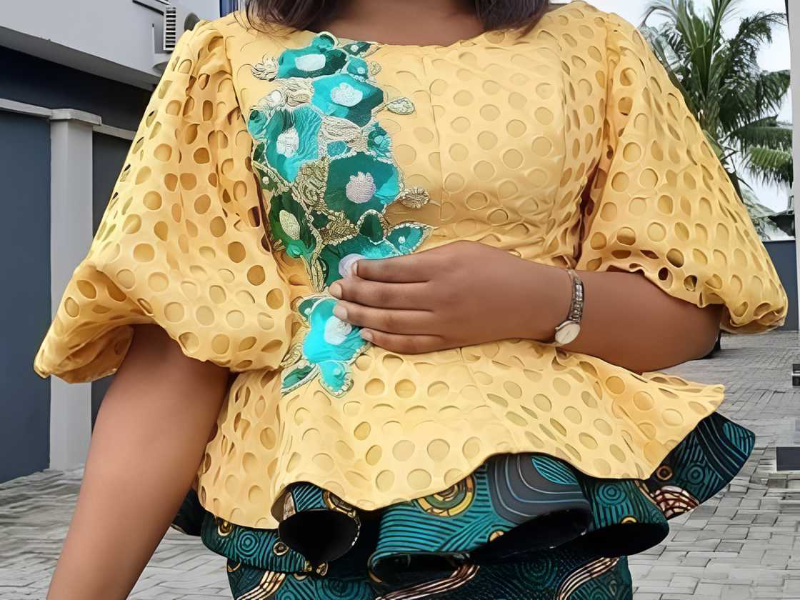 Ankara Peplum skirt and blouse Ankara Peplum skirt and blouse
