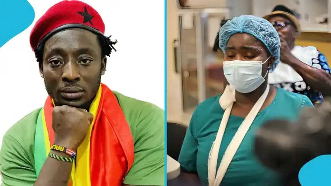 Ralph st. williams, nurse, rejoice Tsotsoo Bortei, ridge hospital, ghana, hospital nurse